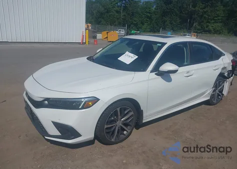 2022 Honda Civic Touring из США, поврежденный, VIN 2HGFE1F95NH305067